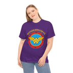 Wonder Woman Retro Logo Unisex T-Shirt - Classic DC Justice League Amazon Warrior Emblem Shirt