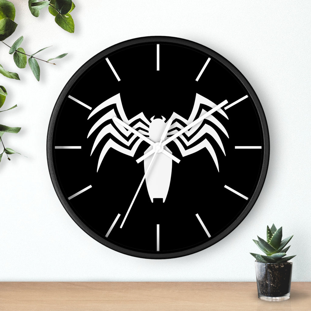 Venom Logo Wall Clock — Eddie Brock Villain Home Decor