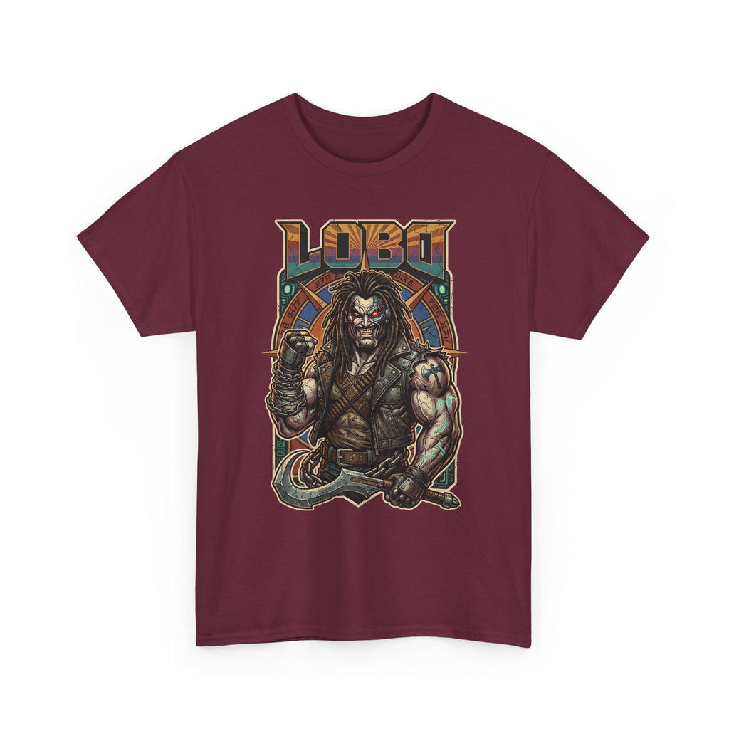 Lobo Warrior Graphic Tee – Jason Momoa’s DCU Czarnian Bounty Hunter T‑Shirt