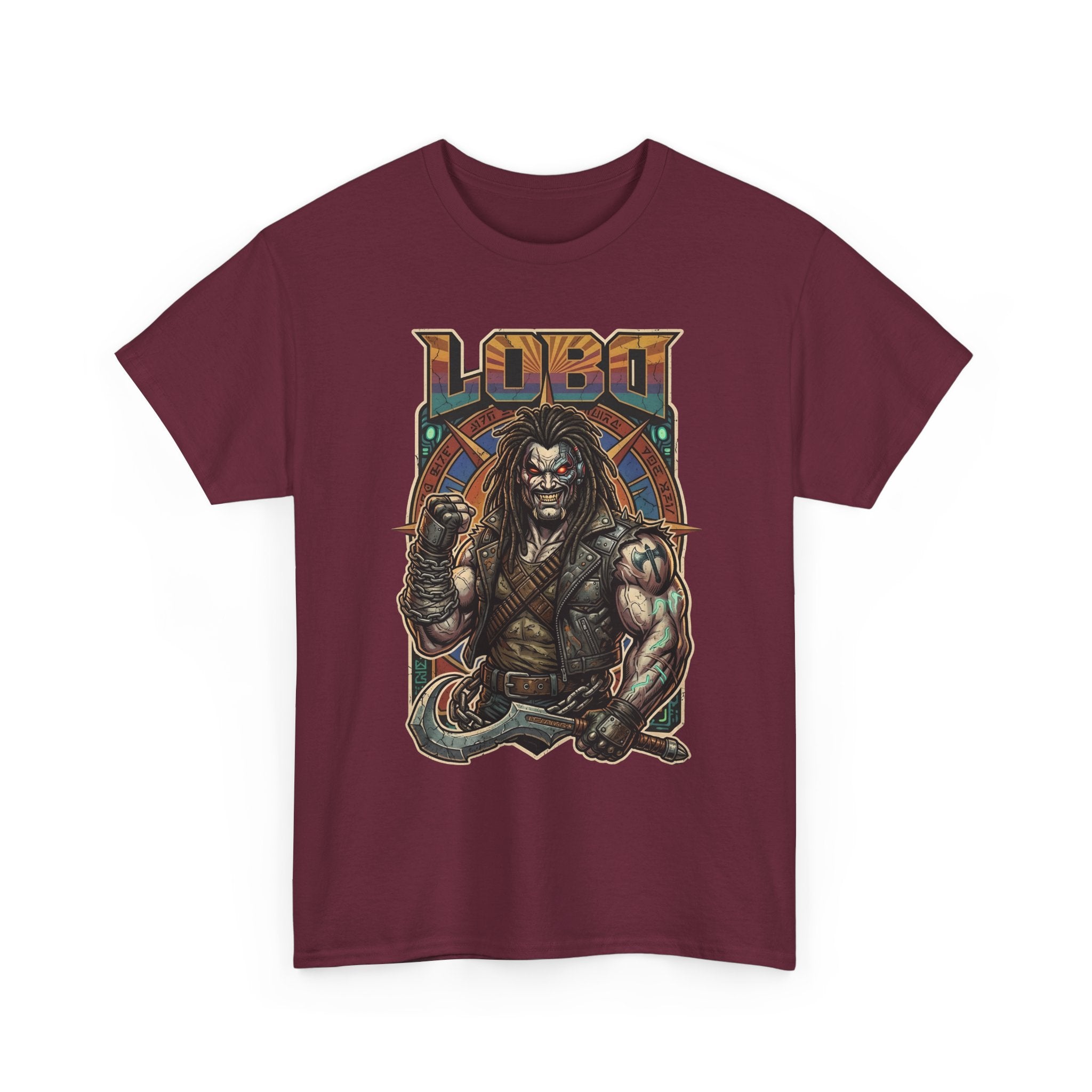 Lobo Warrior Graphic Tee – Jason Momoa’s DCU Czarnian Bounty Hunter T‑Shirt