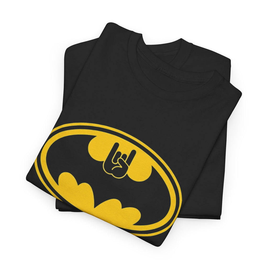 Batman Classic Rock And Roll Logo Unisex Premium T-Shirt