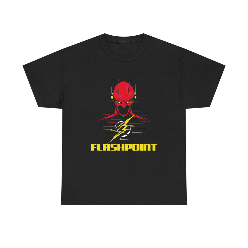 Flashpoint DC Flash Unisex T-shirt - Barry Allen Speed Force Graphic Tee - Dark Superhero Streetwear