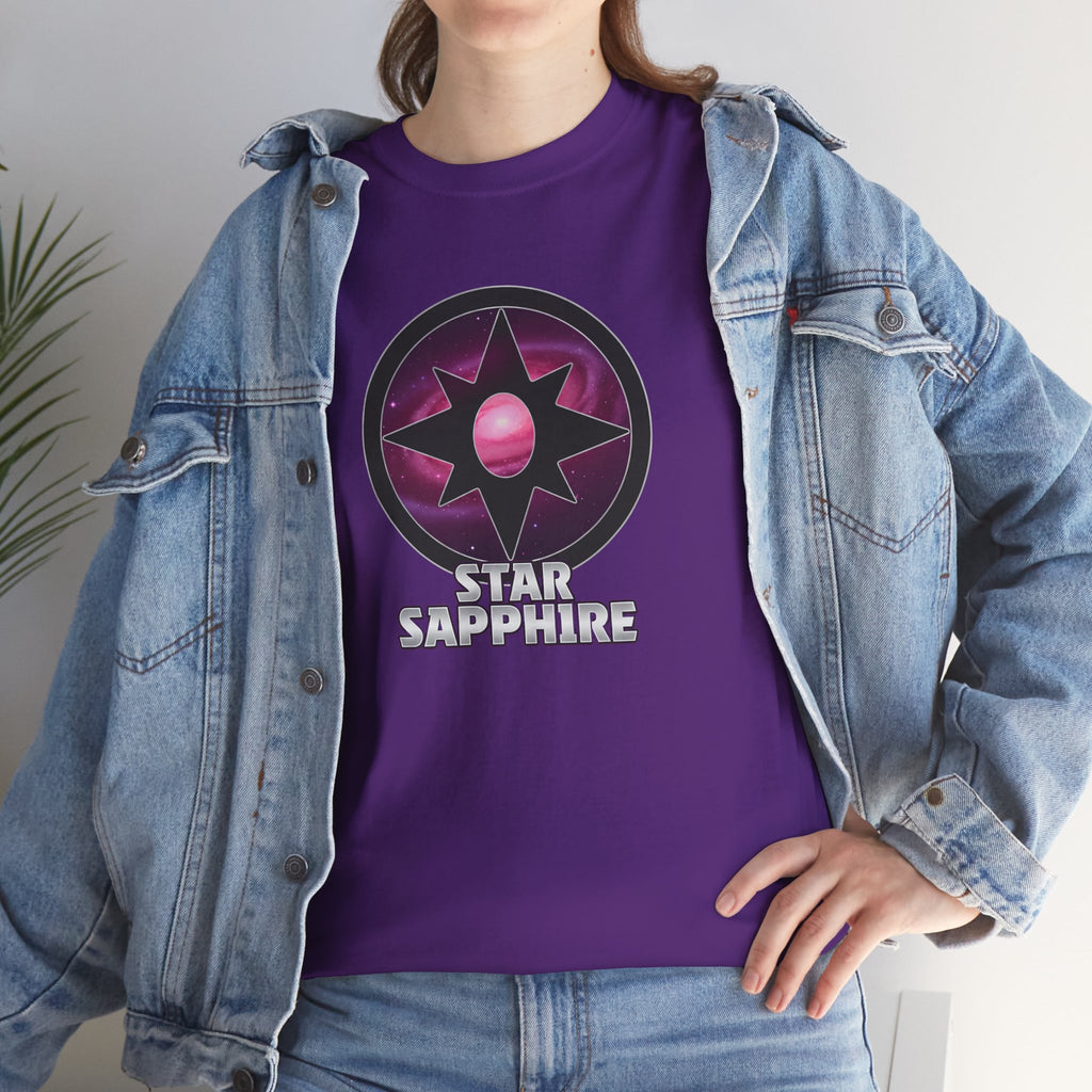 Teen Titans Star Graphic Tee — DC Star Sapphire Gem Logo T-Shirt