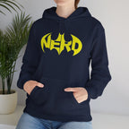Nerd Batman Yellow Graphic Unisex Streetwear Hoodie