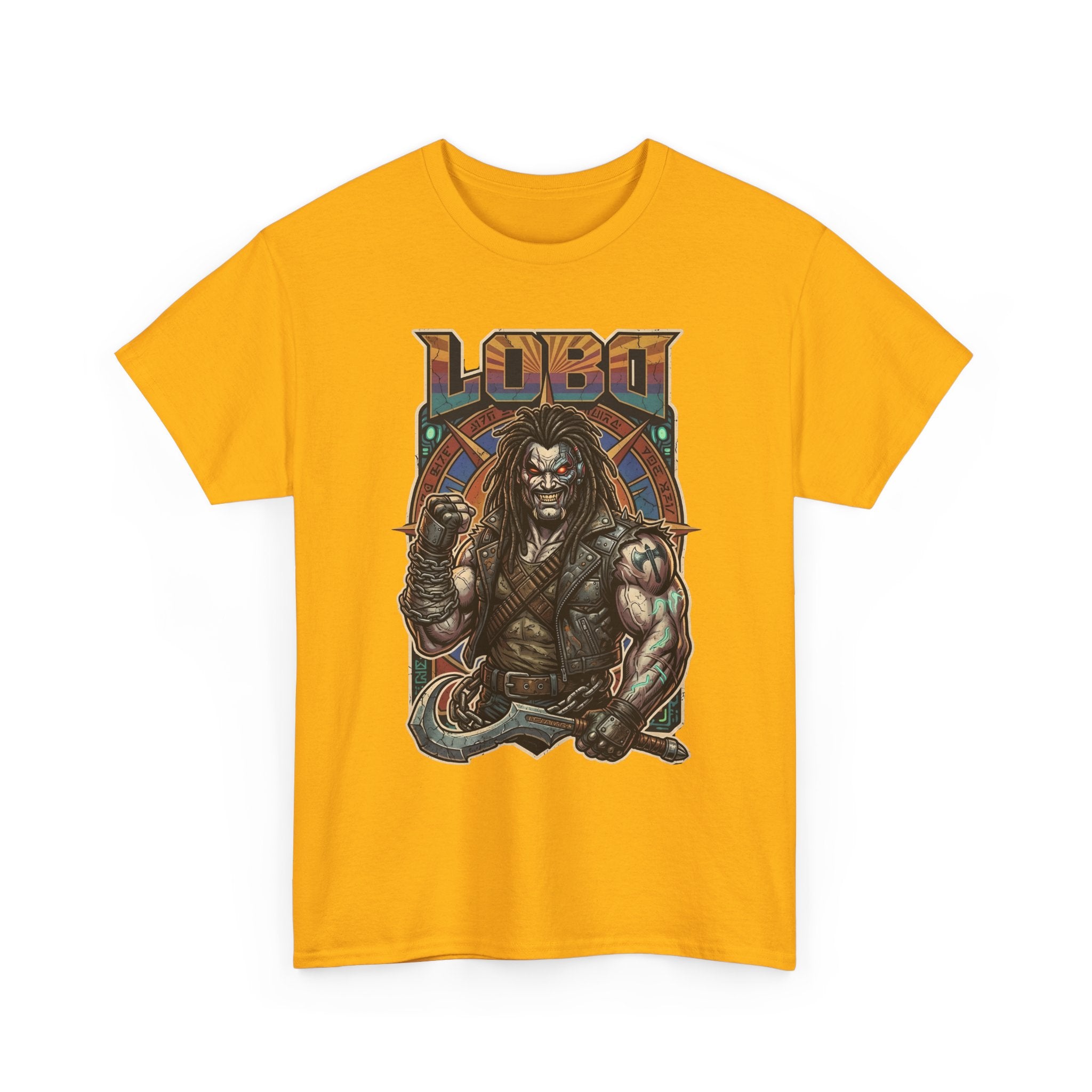 Lobo Warrior Graphic Tee – Jason Momoa’s DCU Czarnian Bounty Hunter T‑Shirt