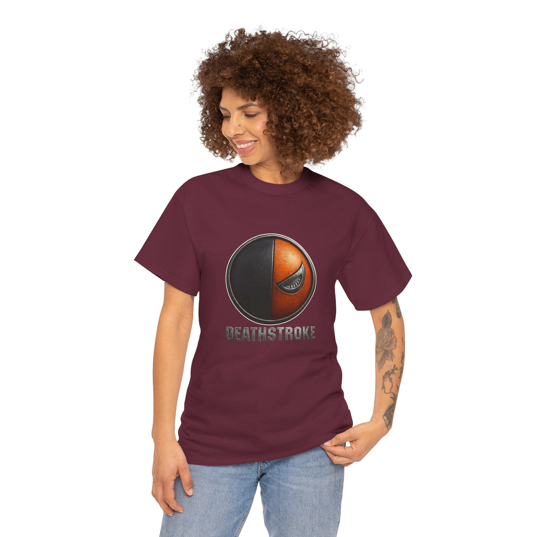 Deathstroke Logo T-Shirt – DC Comics Supervillain Graphic Tee for Fans