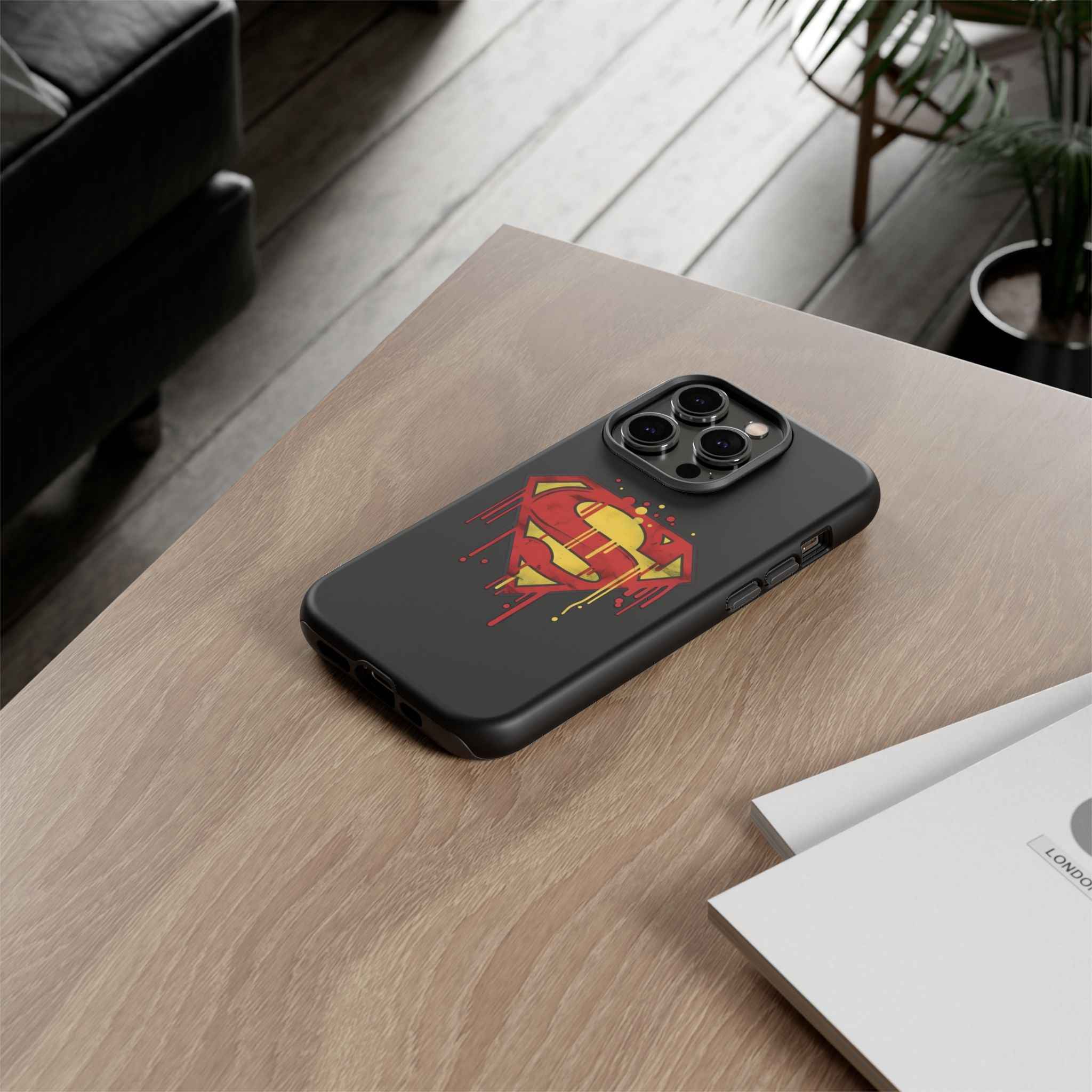 Superman Graphiti Hard iPhone Case
