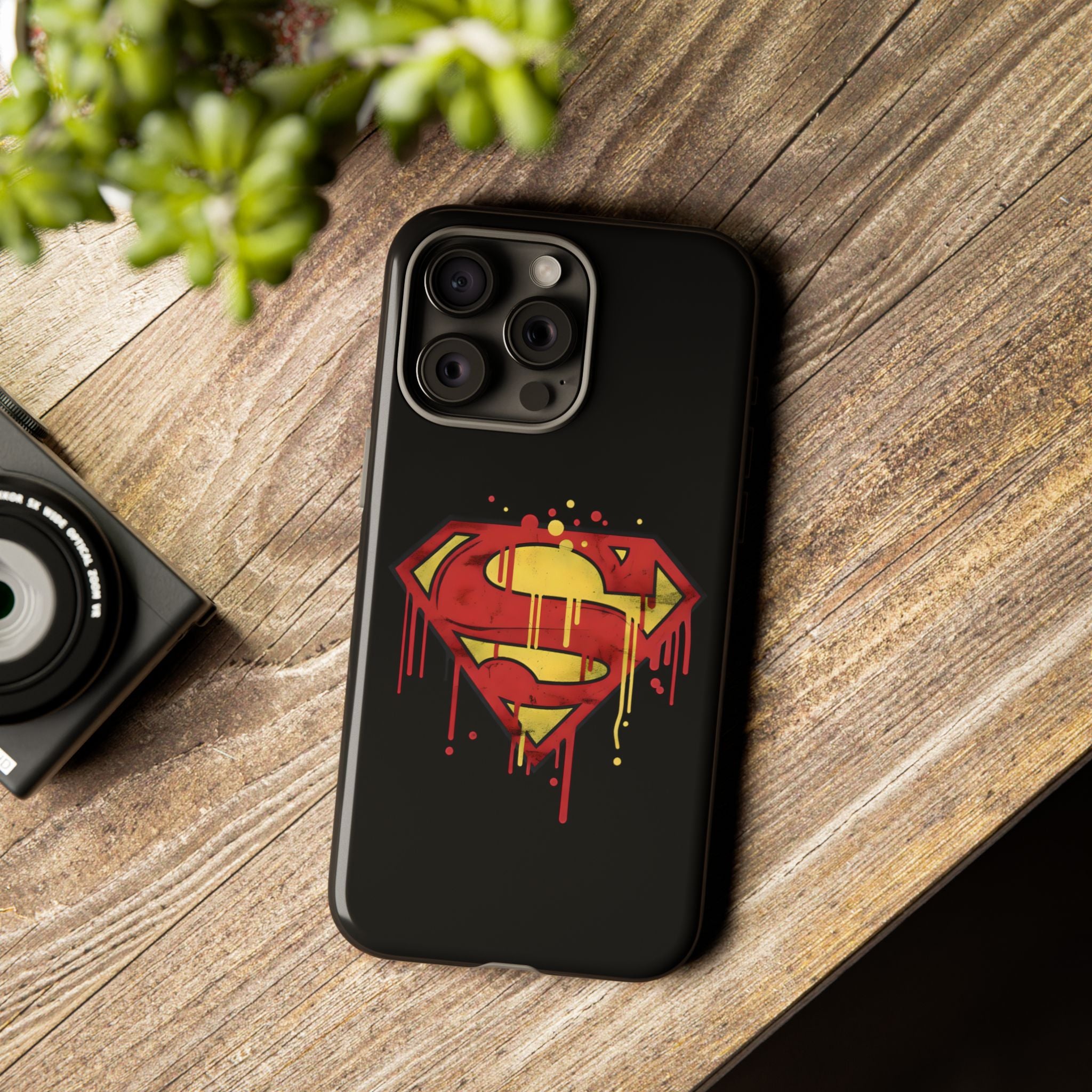 Superman Graphiti Hard iPhone Case