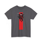 Marvel Miles Morales Spider-Man T-Shirt – Red Vertical Stripe Design | Premium Superhero Tee for Fans