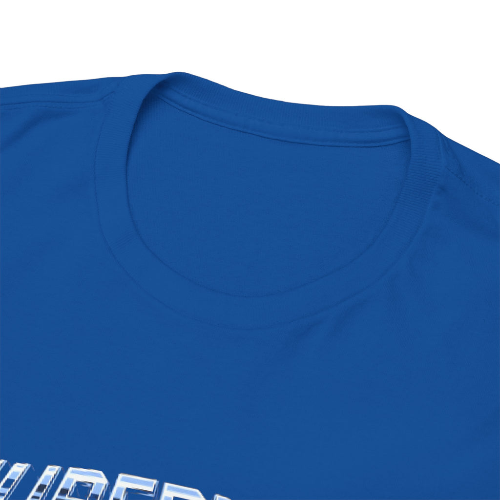 Man of Steel Metallic Logo T-Shirt — Shattered Chrome Superman Unisex Tee