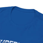 Man of Steel Metallic Logo T-Shirt — Shattered Chrome Superman Unisex Tee