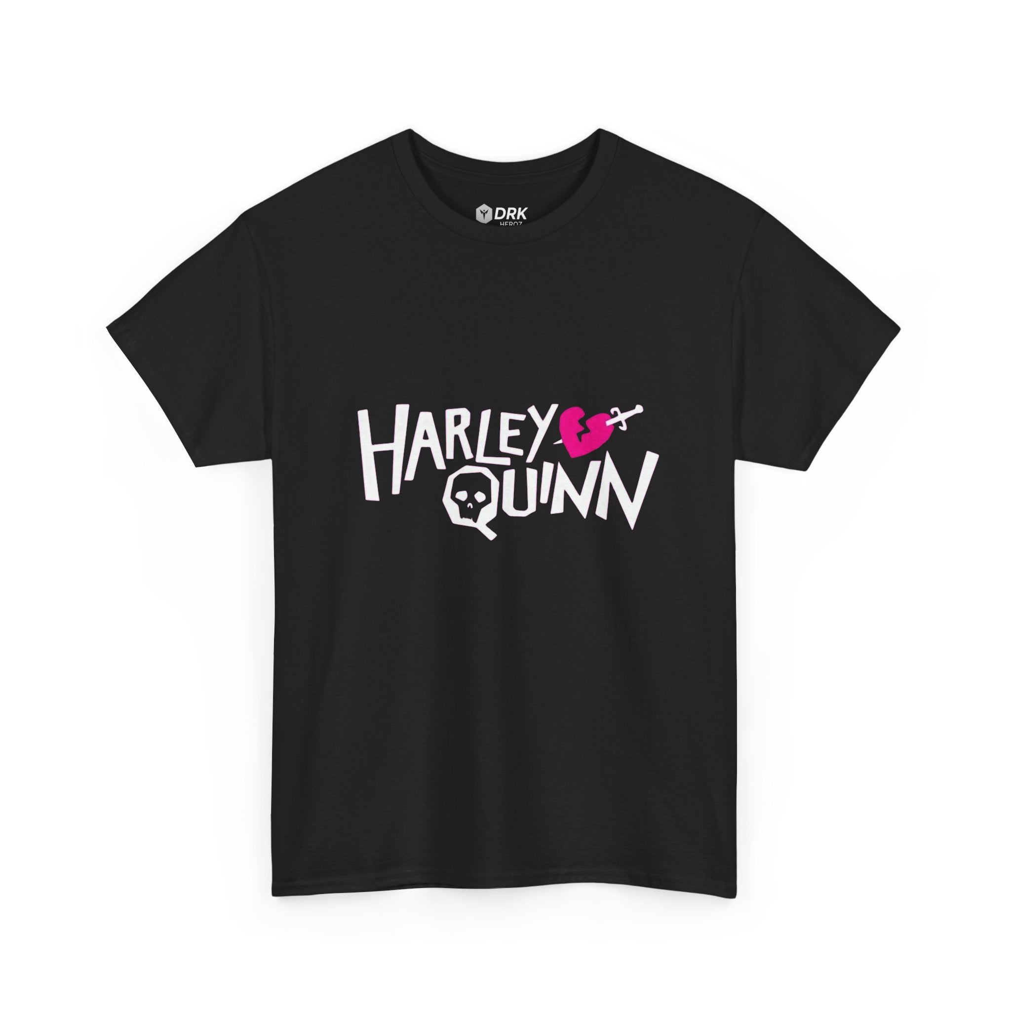 Harley Quinn Skull Heart Shirt – DC Comics Villain Graphic Tee