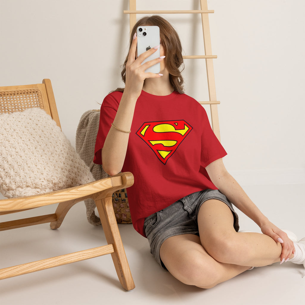 Classic Superman Shield Logo Unisex T-Shirt — Man of Steel "S" Emblem Tee