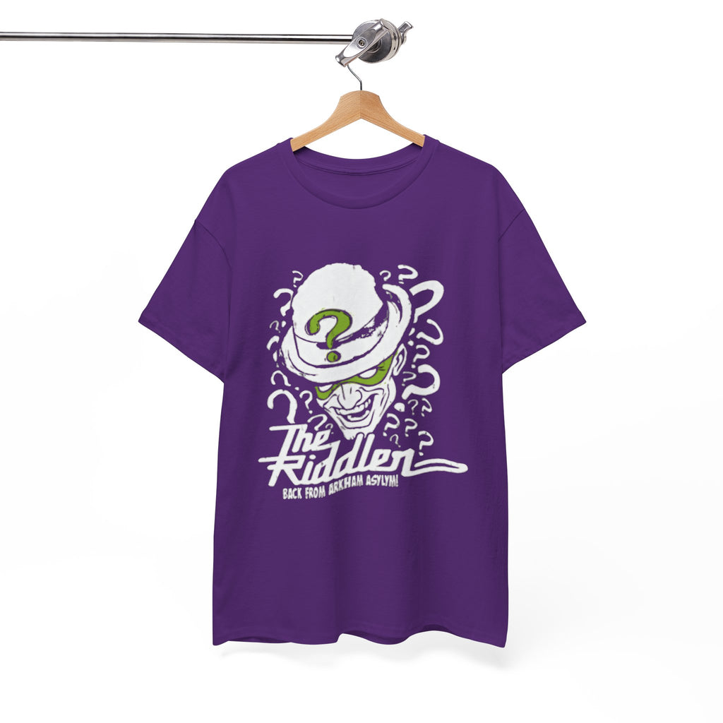 The Riddler T-Shirt – Vintage DC Batman Villain Graphic Tee | Gotham Puzzle Design