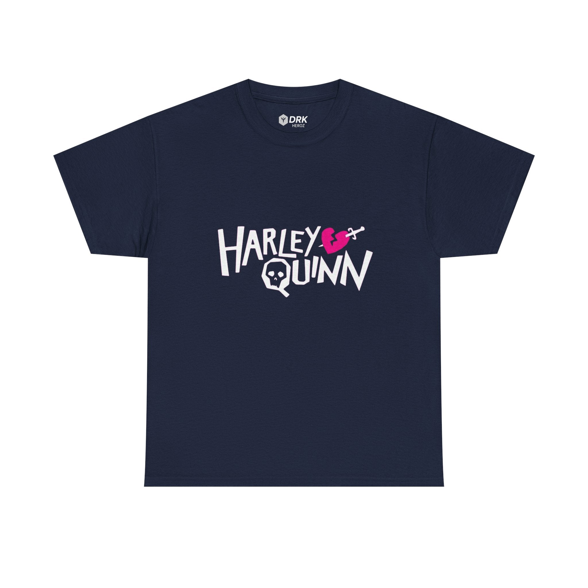 Harley Quinn Skull Heart Shirt – DC Comics Villain Graphic Tee