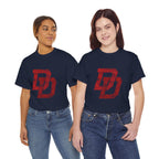 Marvel Daredevil movie Logo T‑Shirt — Distressed DD Superhero  unisex Tee
