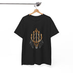 Gold Aquaman Trident Graphic Tee – Jason Momoa Aquaman Logo T-Shirt