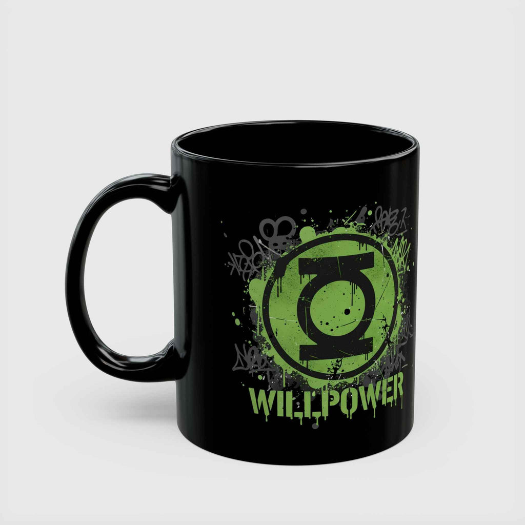 Edgy Willpower Lantern Street Art Statement Coffee Mug