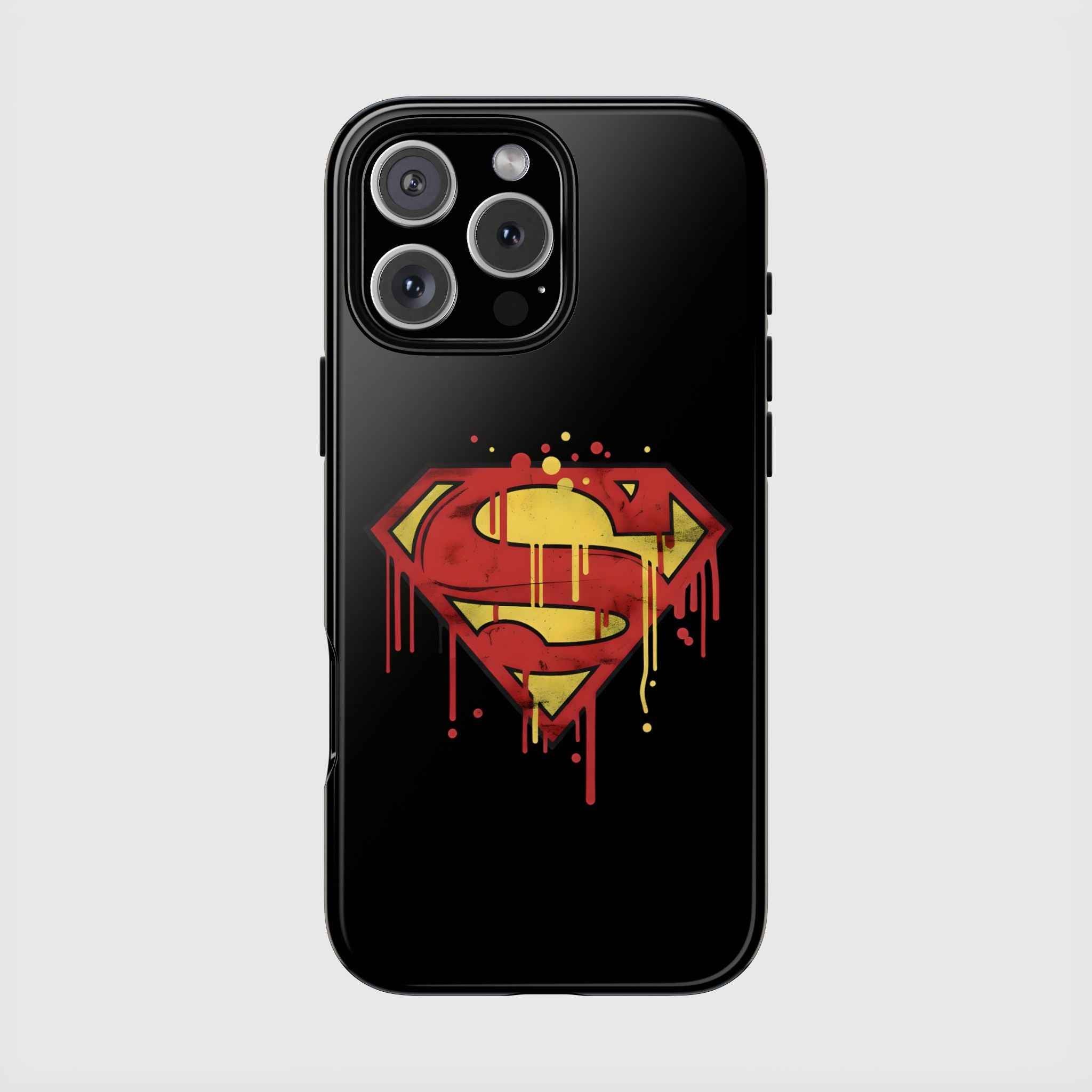 Superman Graphiti Hard iPhone Case