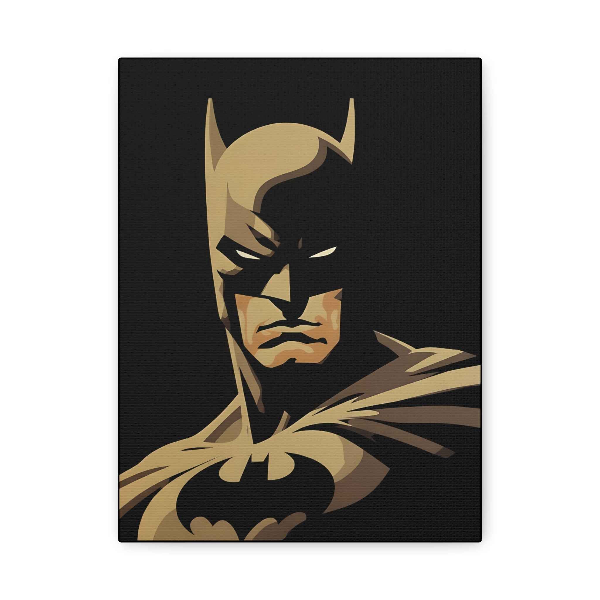 Batman Inspired Stretched Matte Canvas Art