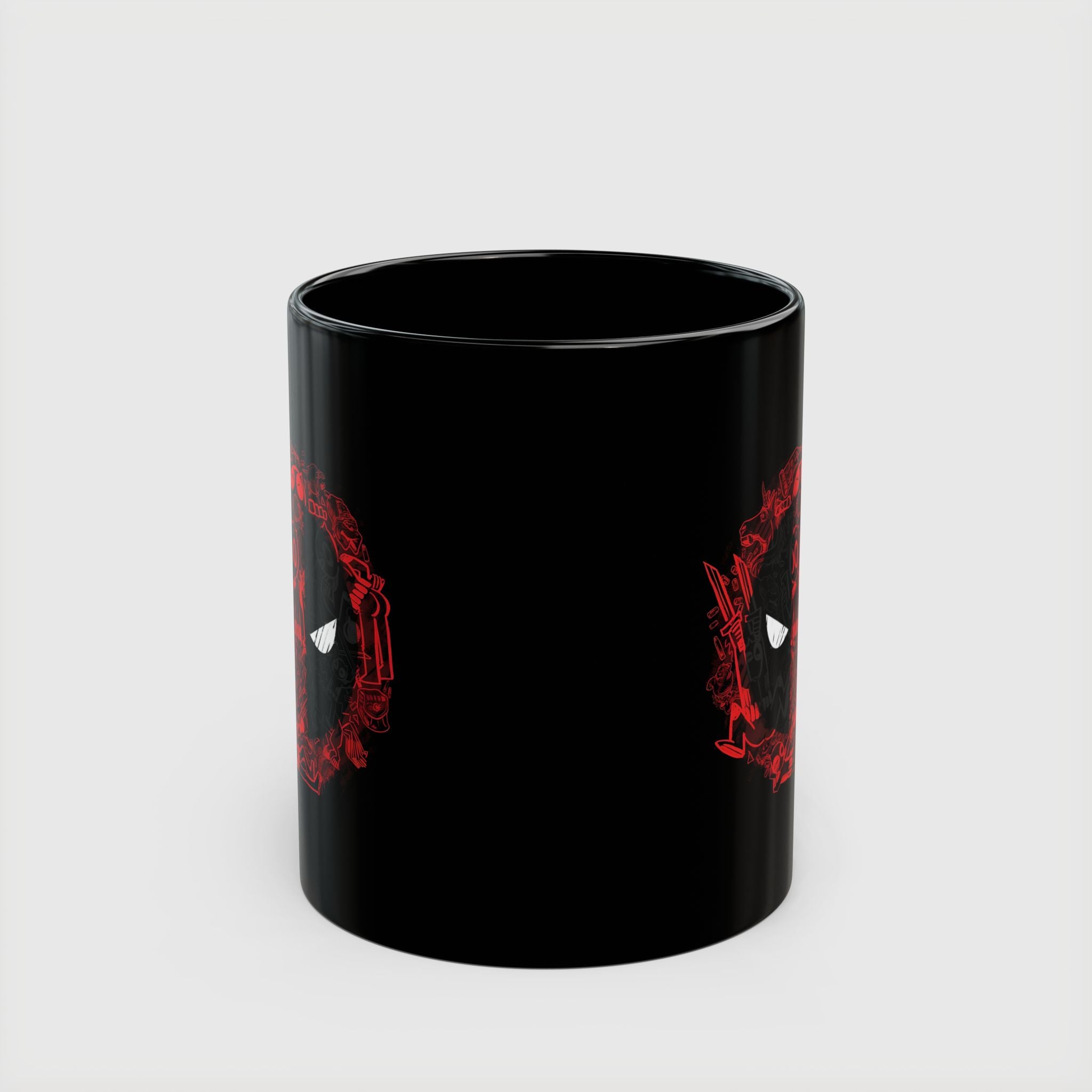 Wade Wilson Deadpool Symbol Ceramic Mug - Drkheroz