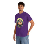 Funny Chubby Bat Hero T‑Shirt — Cute Fat Batman Parody Tee