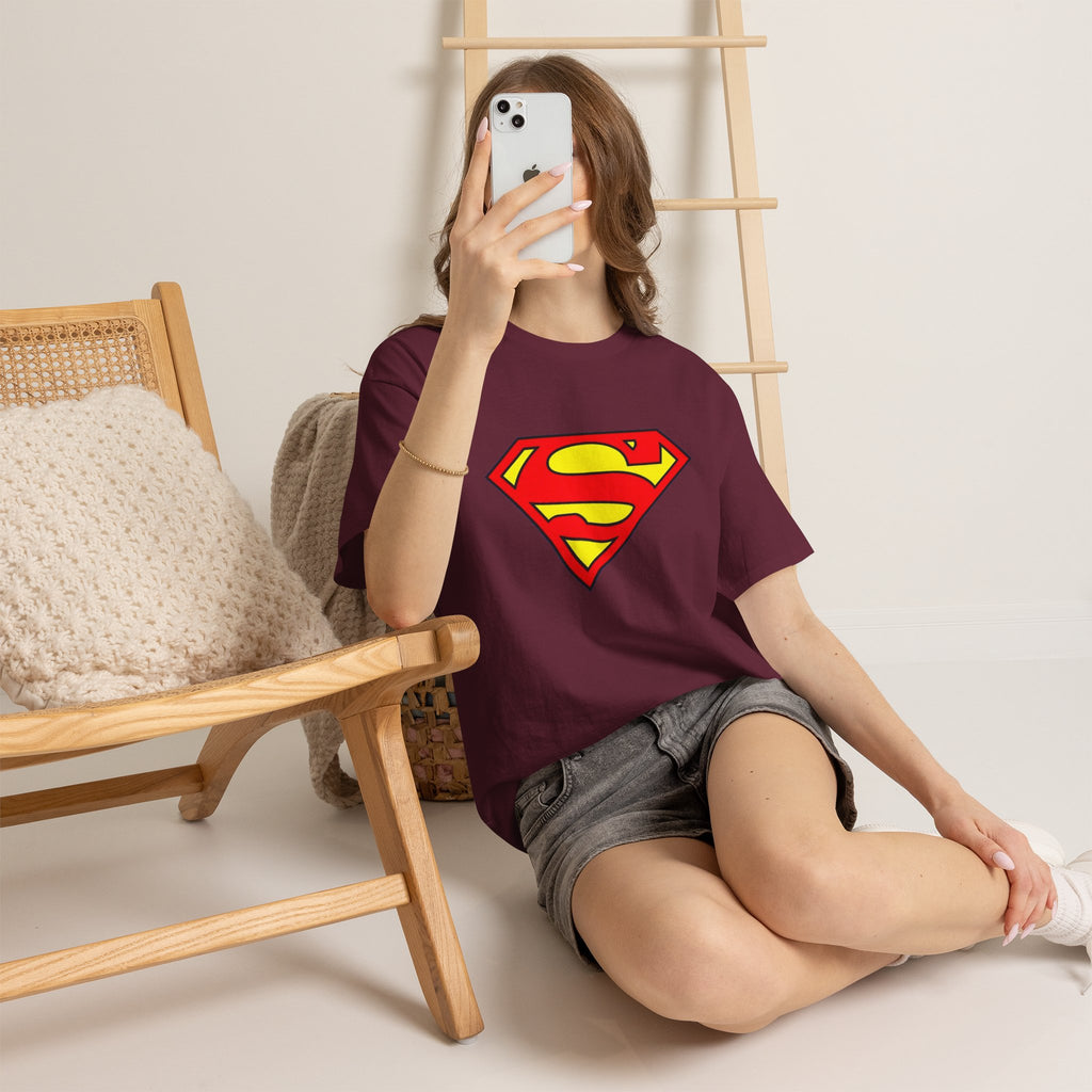 Classic Superman Shield Logo Unisex T-Shirt — Man of Steel "S" Emblem Tee