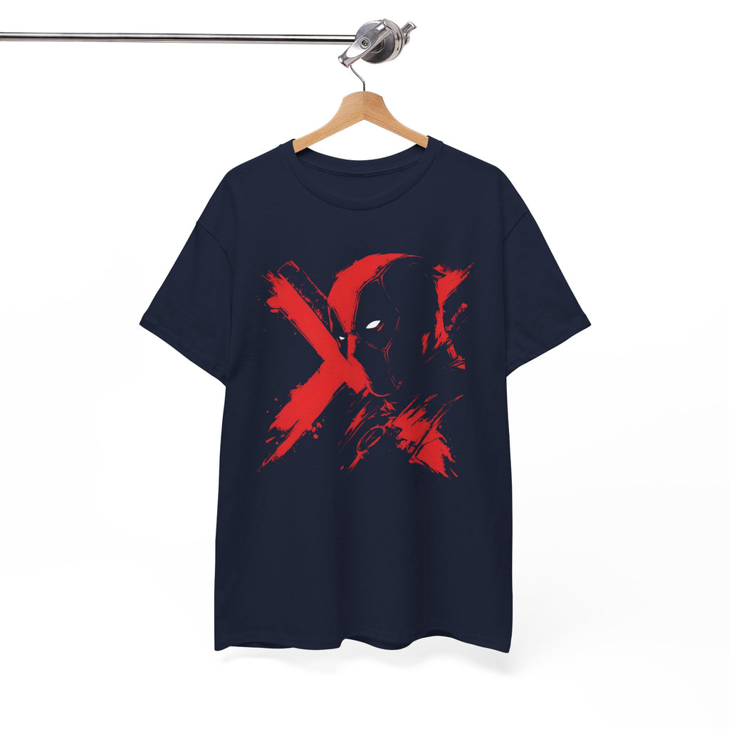 Deadpool Marvel Rivals Graphic Tee — Red X Masked Wade Wilson T-shirt