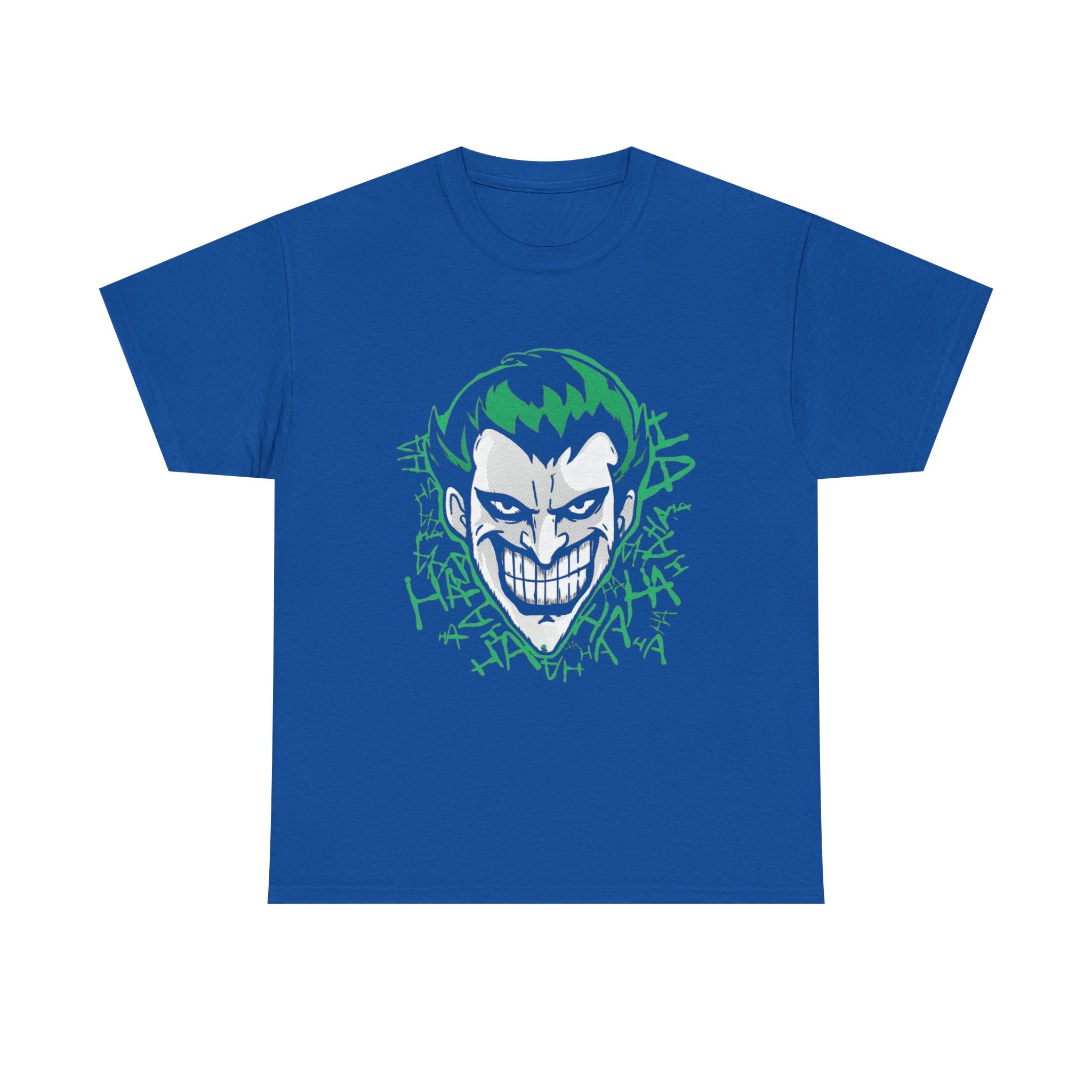 Joker Smile Graphic T-Shirt – Dark Villain Green Grin Unisex Tee