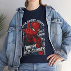 Marvel Spider-Man 'Gives the Finger' Comic Tee — Web-Slinger Graphic T-Shirt