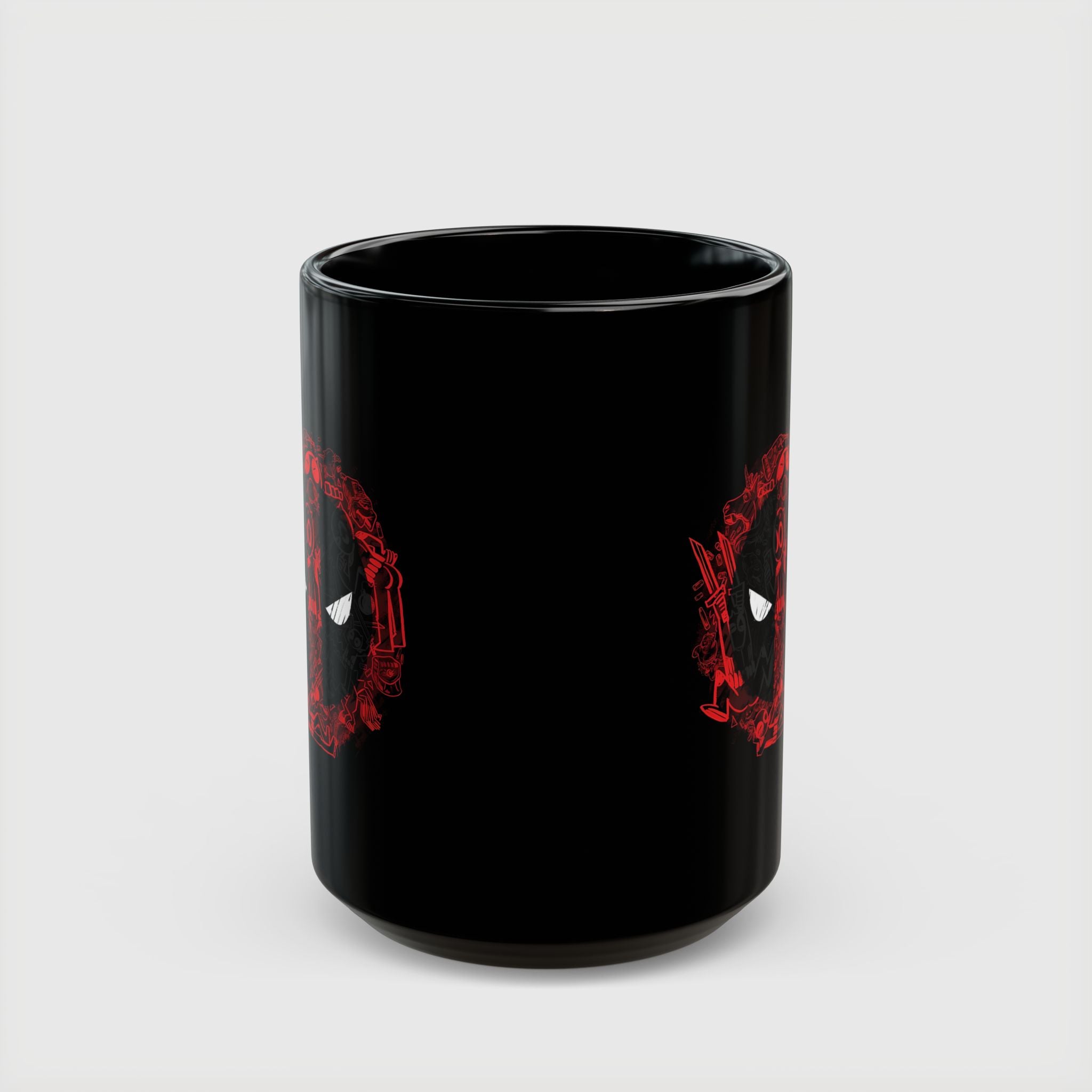 Wade Wilson Deadpool Symbol Ceramic Mug - Drkheroz