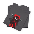 Marvel Miles Morales Spider-Man T-Shirt – Red Vertical Stripe Design | Premium Superhero Tee for Fans