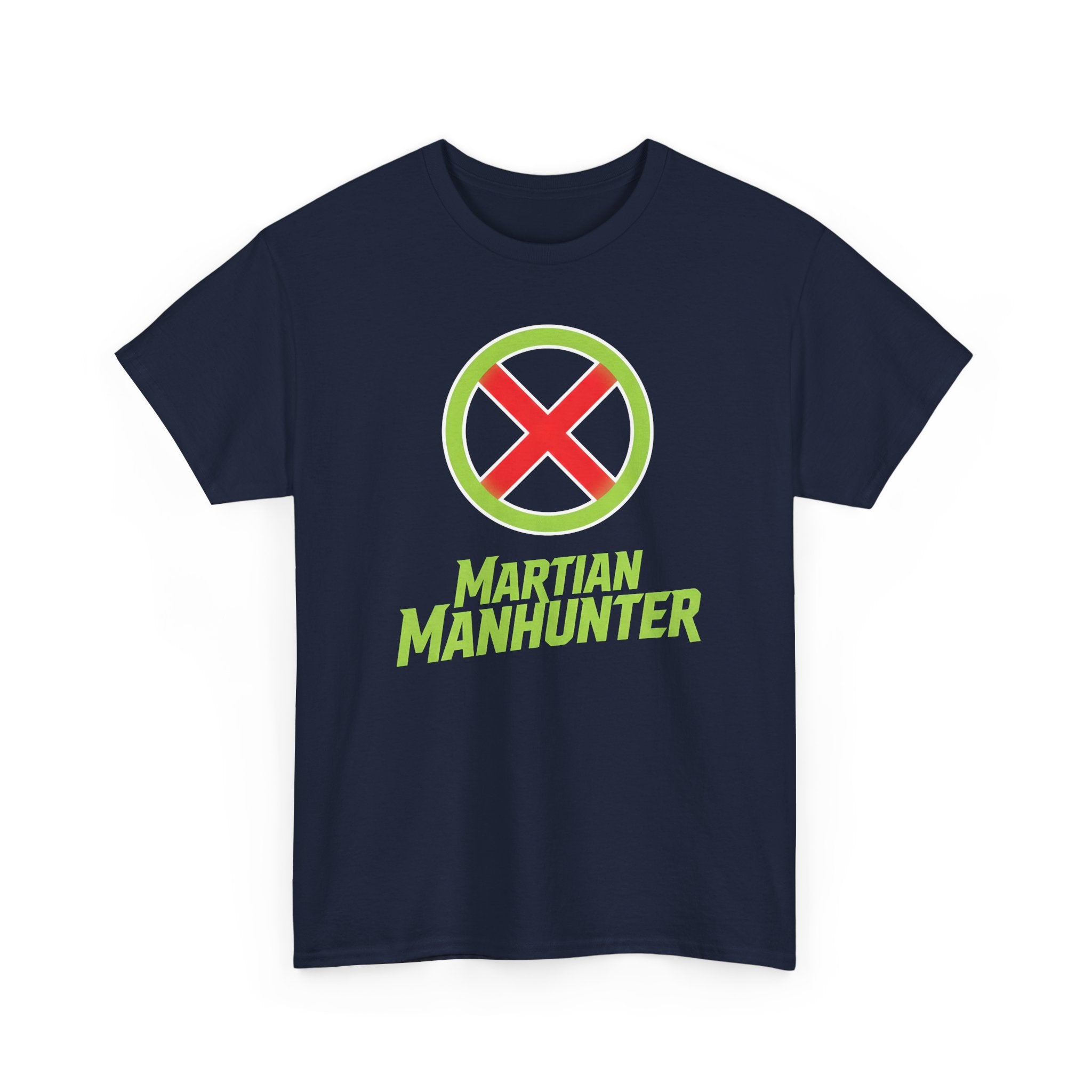 Justice League Martian Manhunter T-Shirt — J'onn J'onzz DC Superhero Cotton Tee