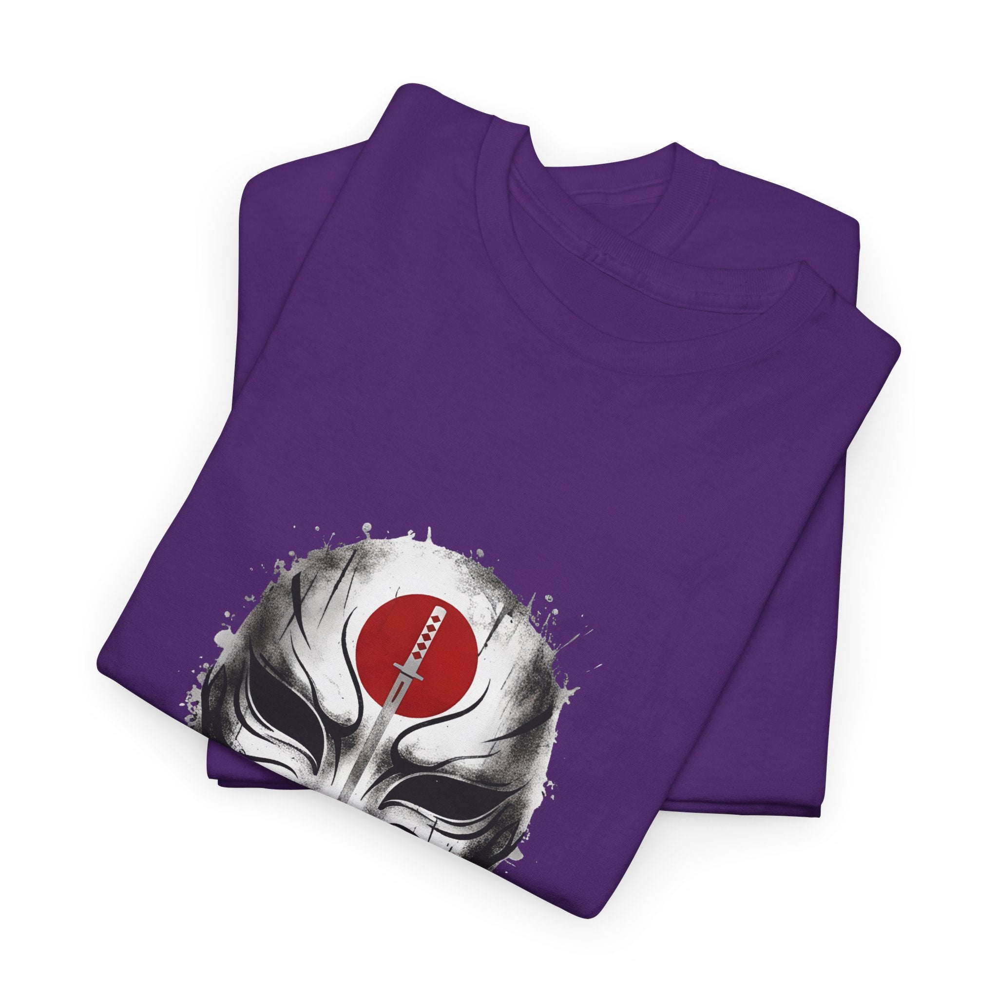 Samurai Mask T-Shirt — DC Katana Japanese Warrior Face Tee