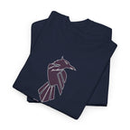 Teen Titans Raven Graphic Tee — Purple Geometric Raven Shirt