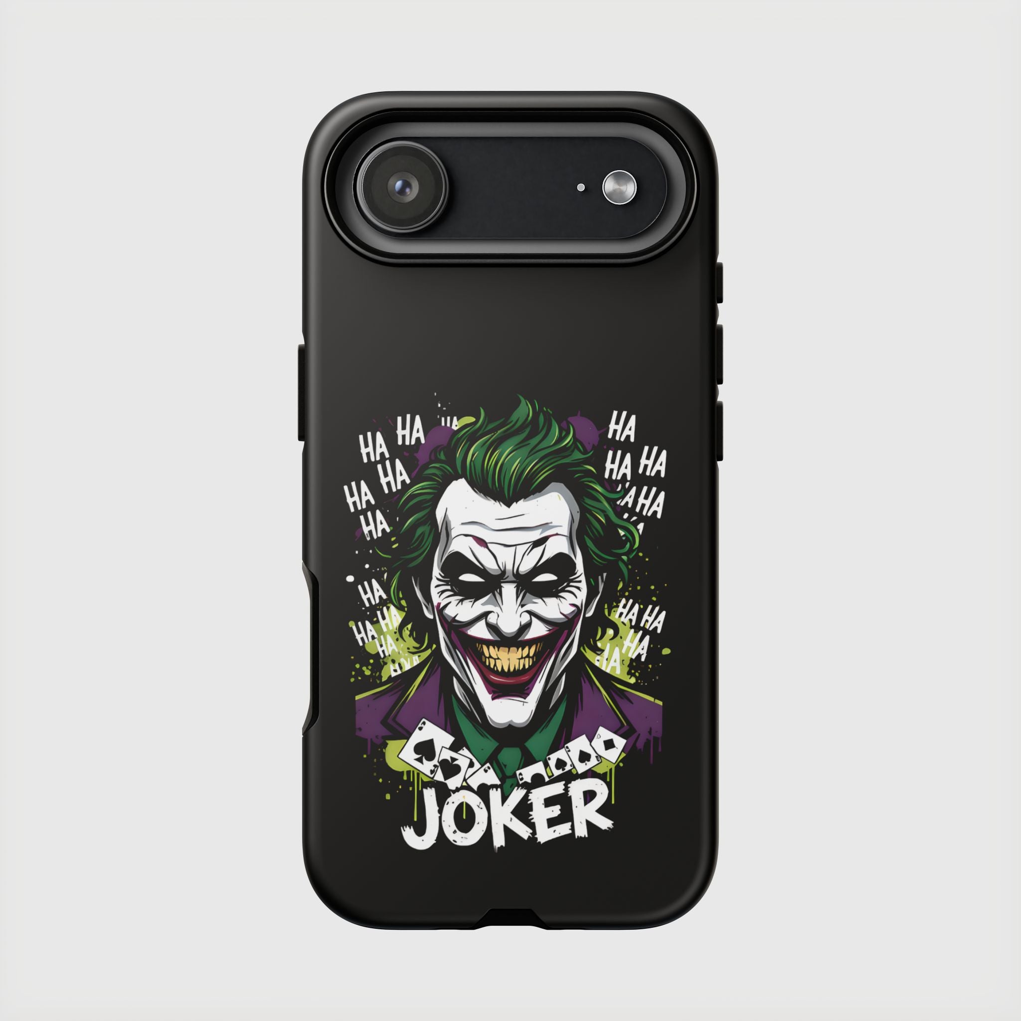 Joker "Bad Joke" DC Villain Hard Case for iPhone 17, 17 Air, 17 Pro Max, 16, 15, 14