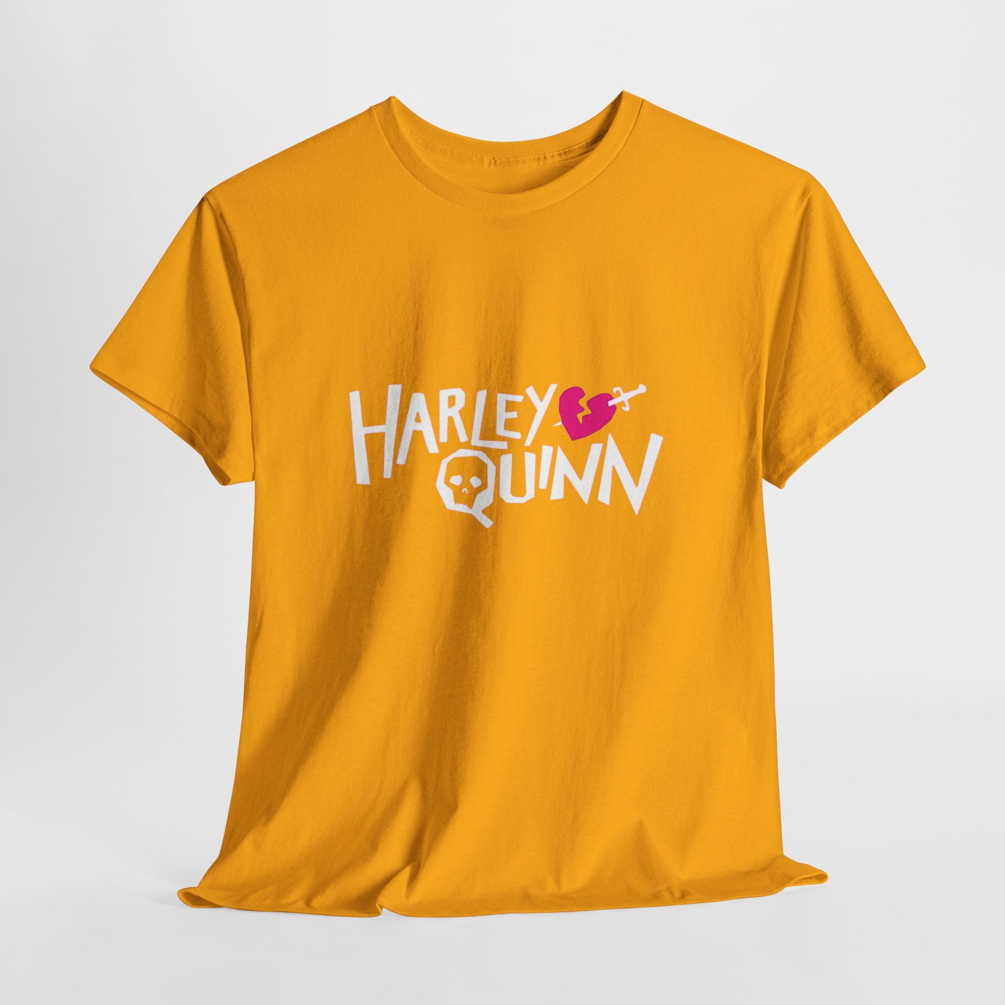 Harley Quinn Skull Heart Shirt – DC Comics Villain Graphic Tee