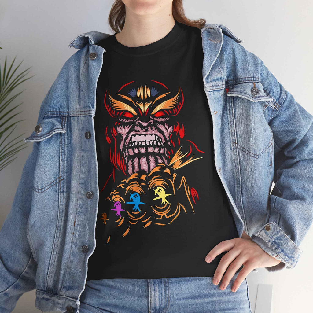 Thanos Infinity Gauntlet Marvel Villain Graphic Unisex T-Shirt