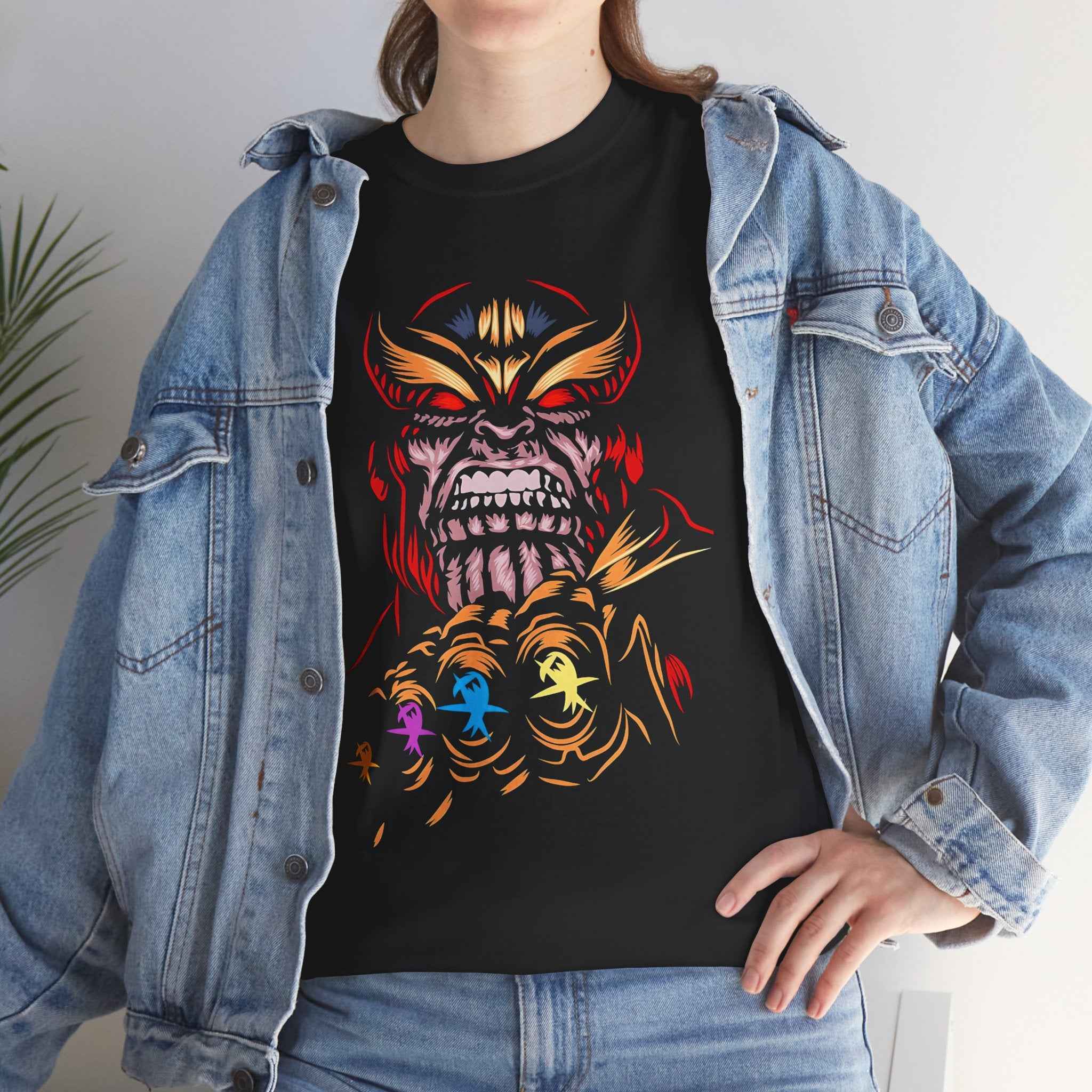 Thanos Infinity Gauntlet Marvel Villain Graphic Unisex T-Shirt