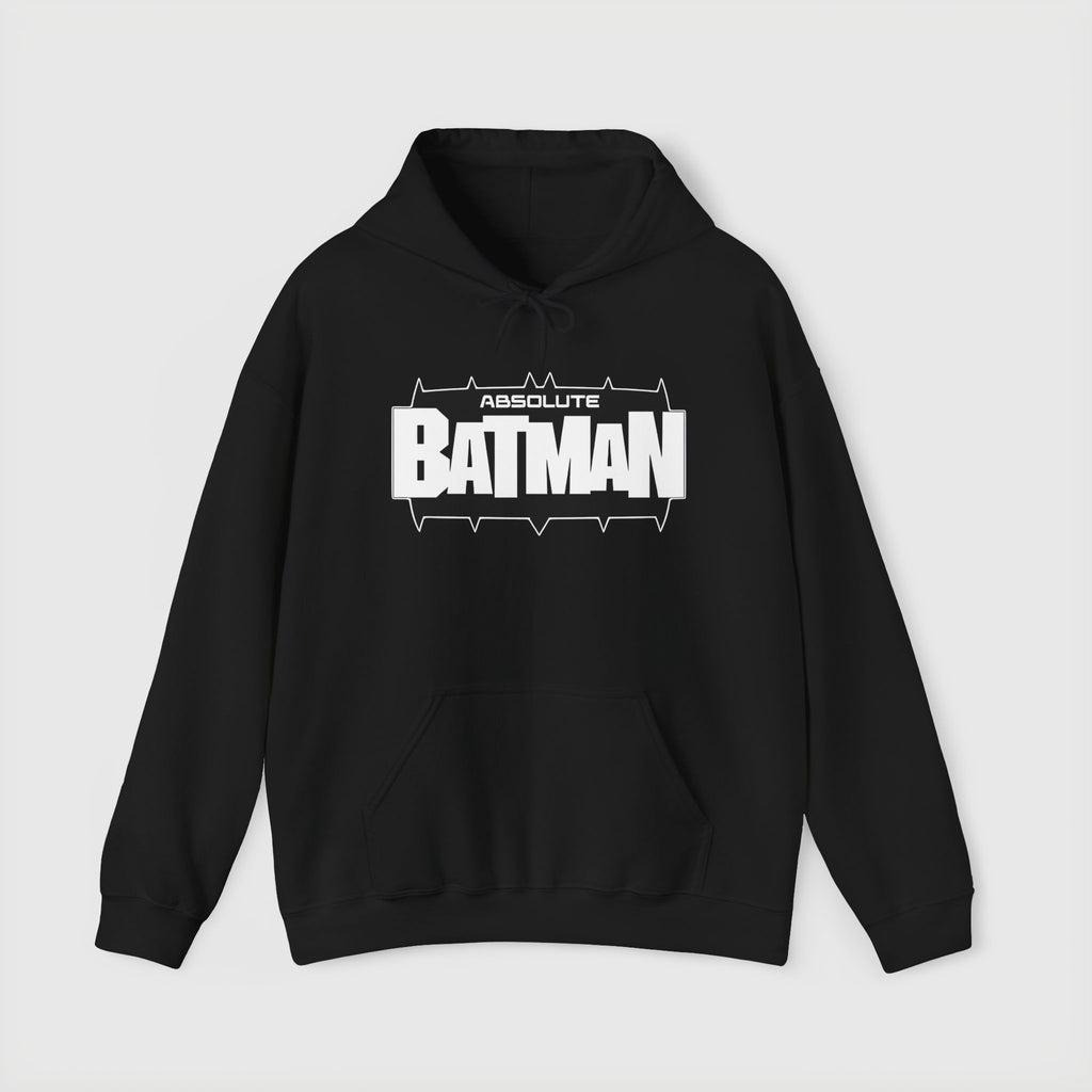 Absolute Batman Logo Unisex Hoodie – Gotham Knight Heavy Bat Graphic Hoodie