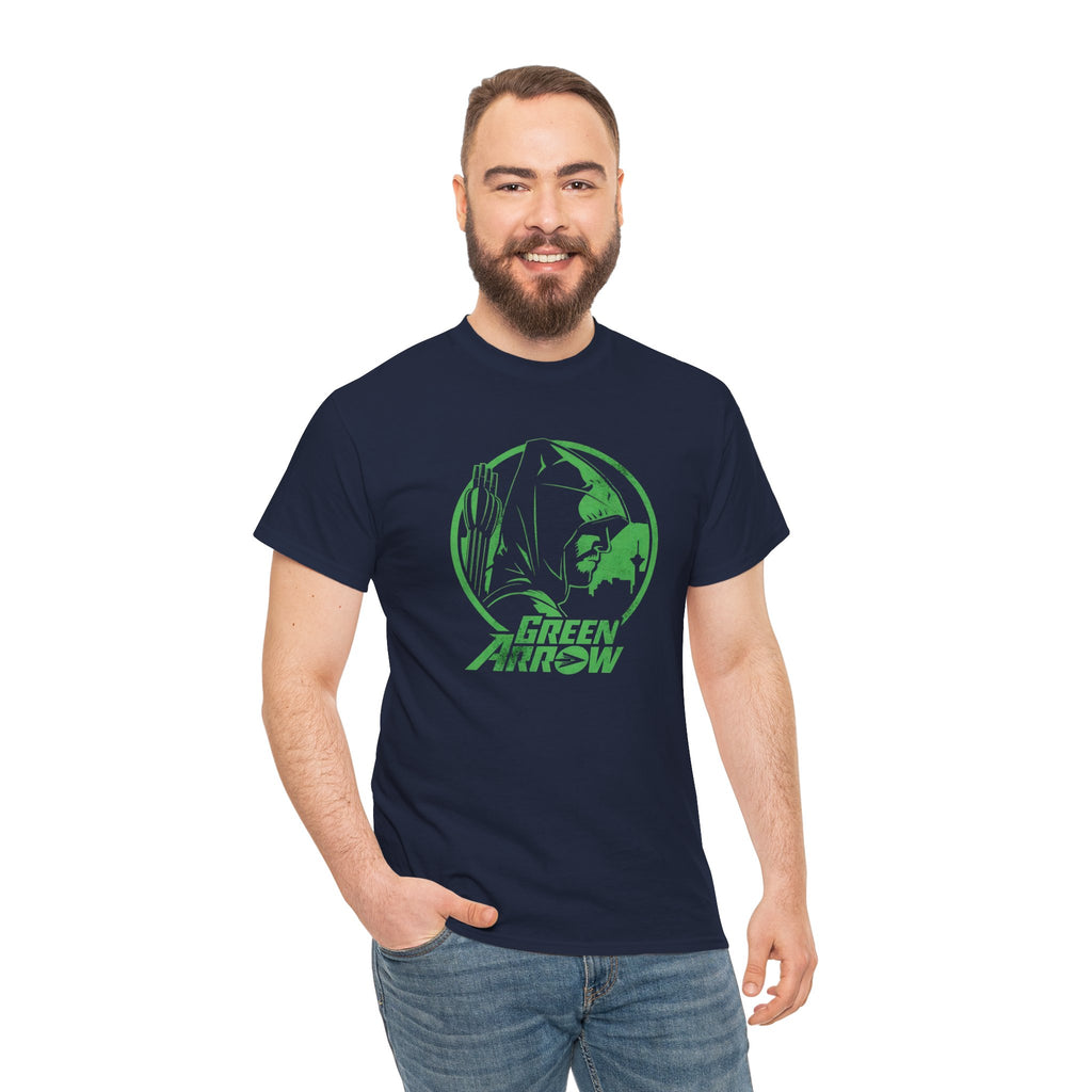 DC Green Arrow Graphic Tee — Oliver Queen - The Arrow Archer Logo T-Shirt