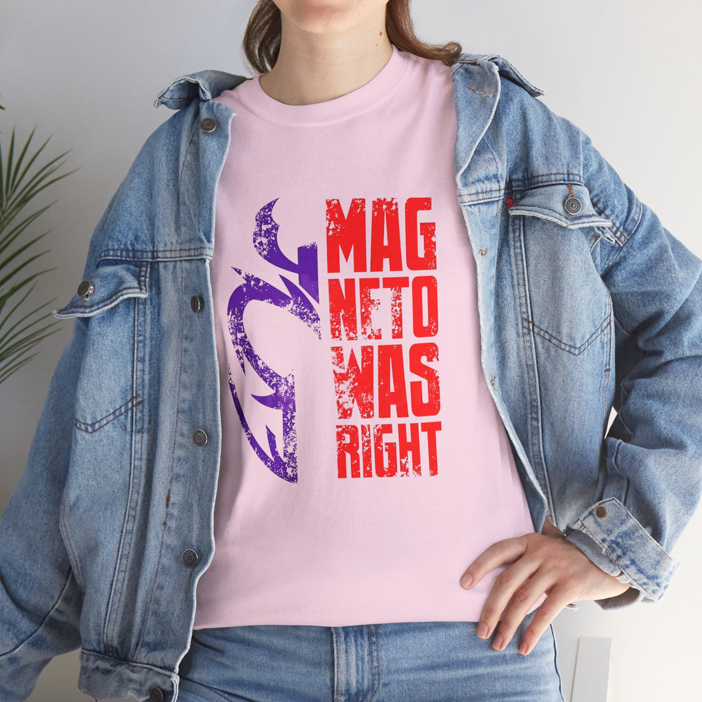 Magneto Was Right Graphic Tee — Marvel X‑Men Magneto T-Shirt