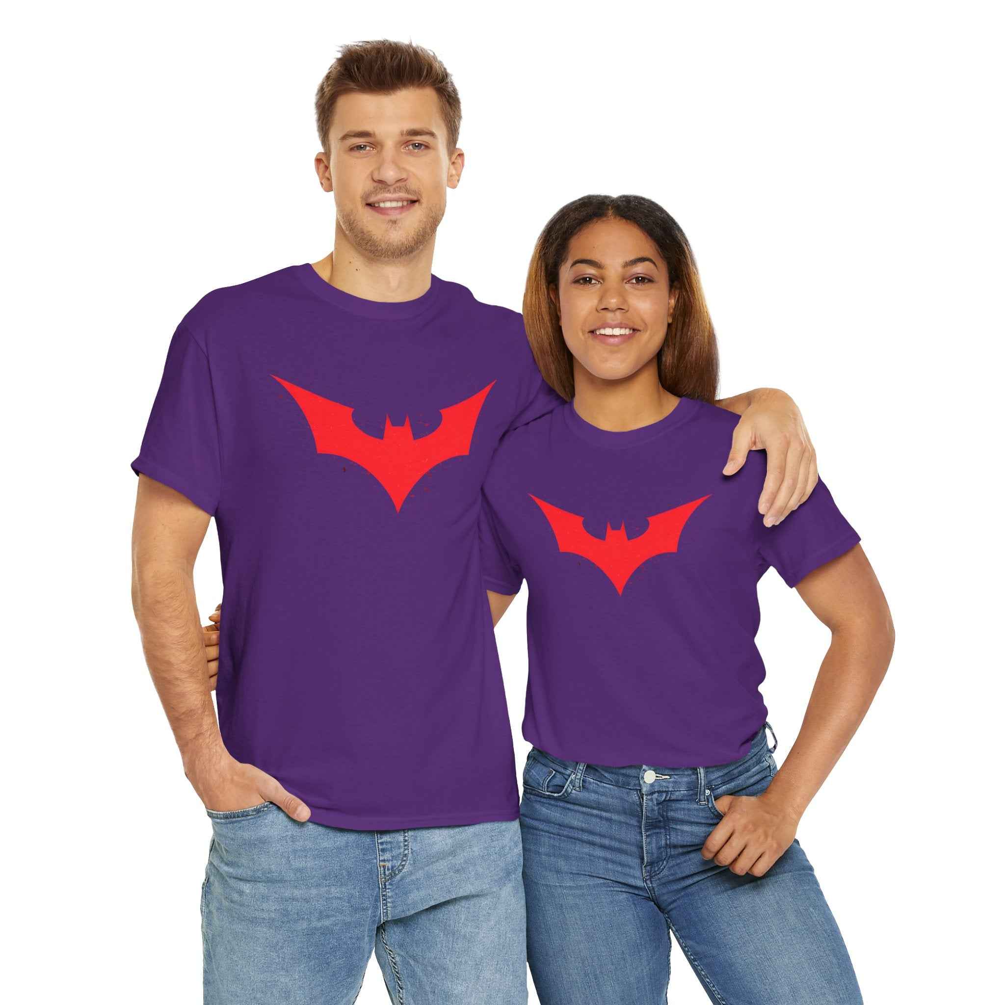 Unisex Batman Beyond Neo-Gotham Red Logo T-Shirt