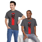 Marvel Miles Morales Spider-Man T-Shirt – Red Vertical Stripe Design | Premium Superhero Tee for Fans