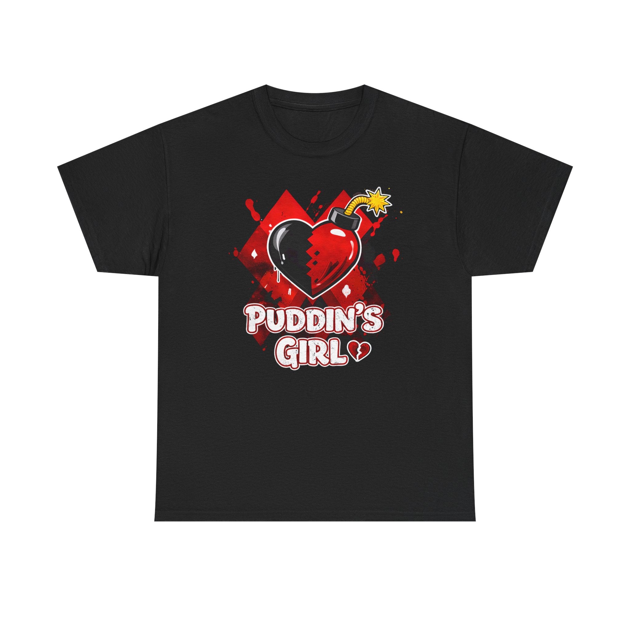 DC Harley Quinn 'Puddin Love' Unisex T-Shirt — Joker Fans —  Valentine’s Day Gift