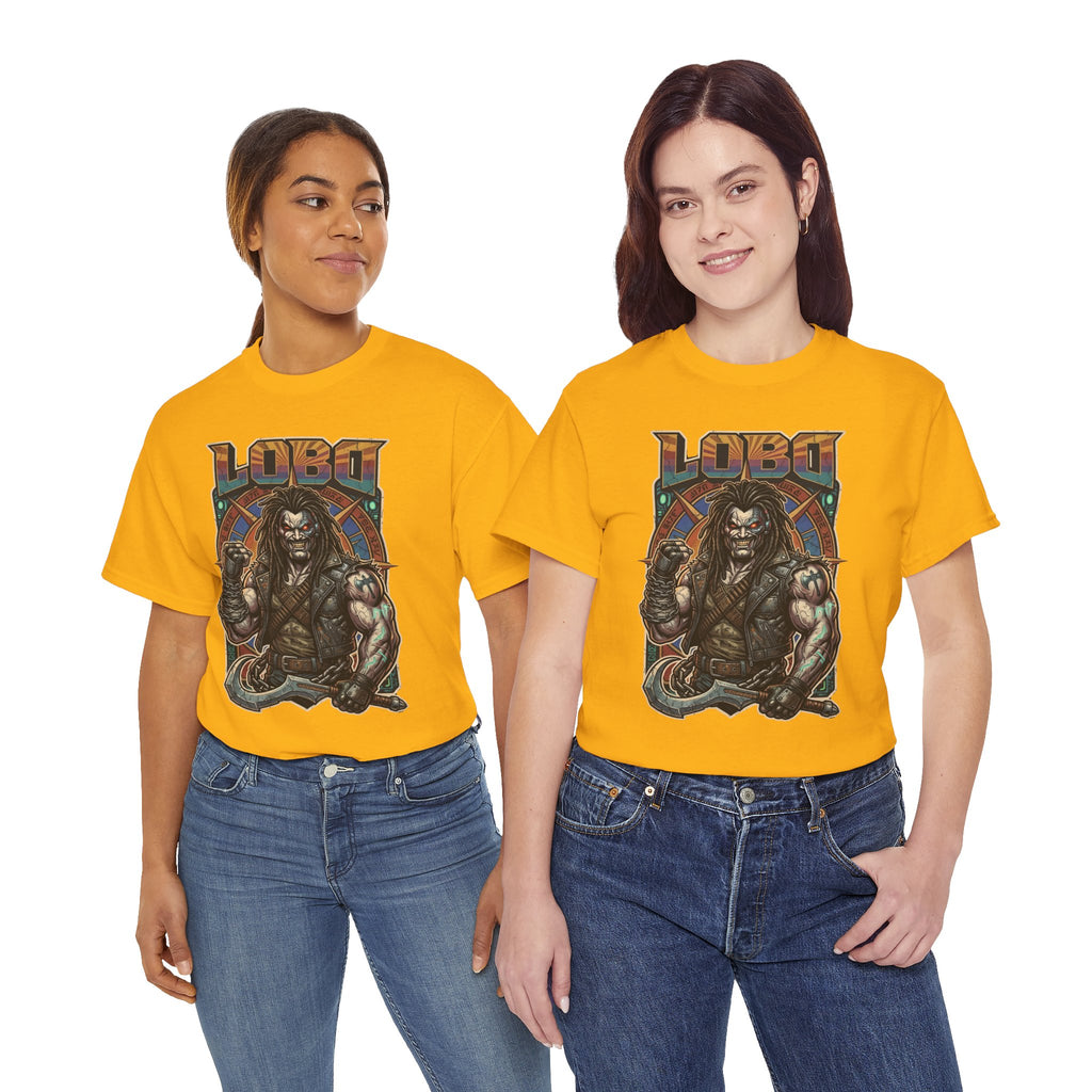 Lobo Warrior Graphic Tee – Jason Momoa’s DCU Czarnian Bounty Hunter T‑Shirt