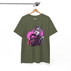 Catwoman Neon Heart Retro Comic T-Shirt — Catwoman Anti-Hero Tee