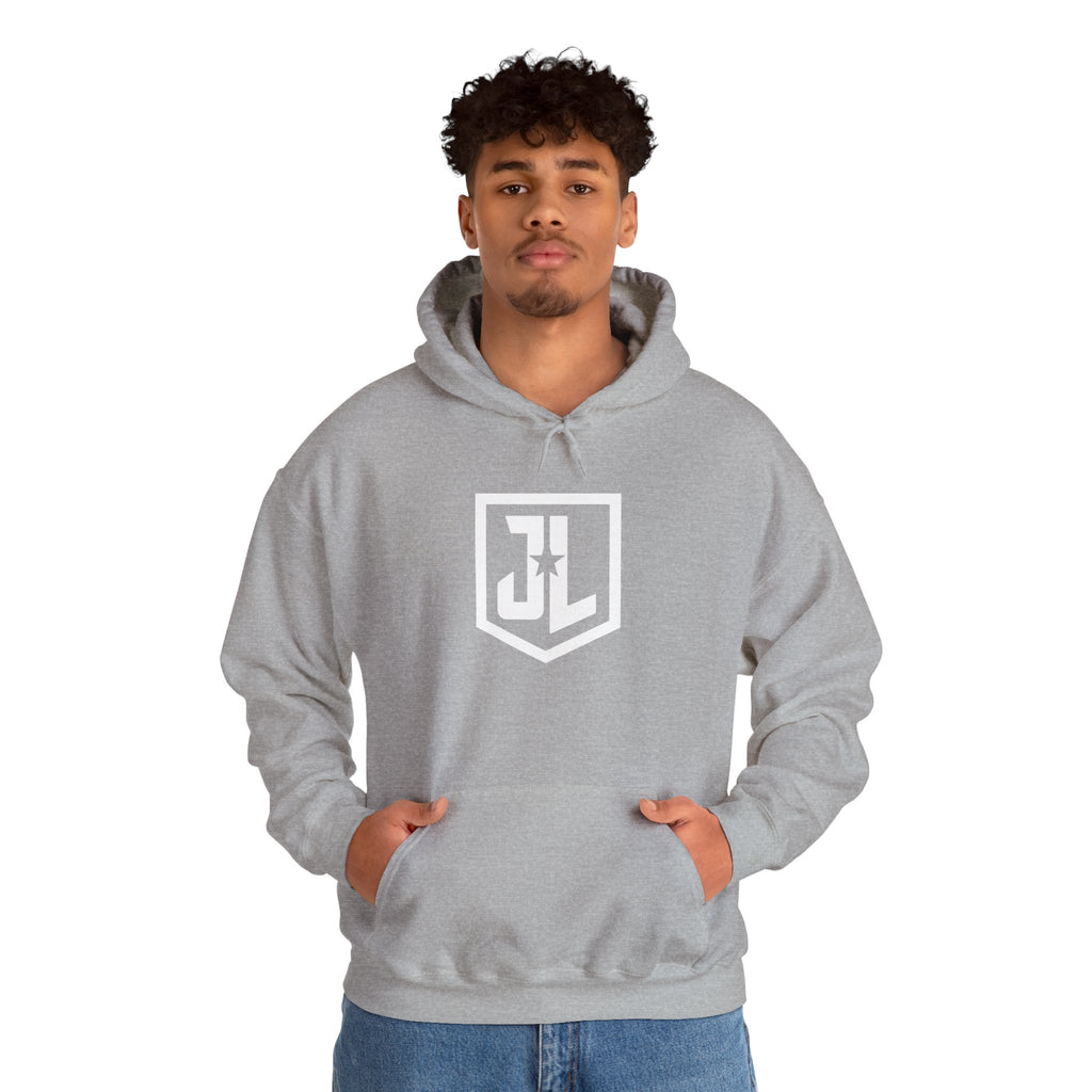 Justice League Shield Logo Hoodie — Minimalist DC Justice League 2017 Sweatshirt