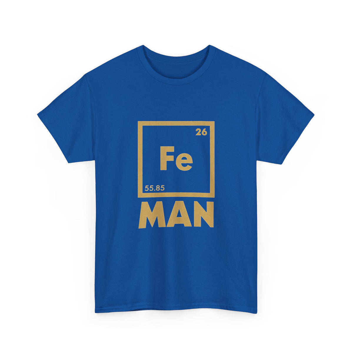 Fe Man The Periodic Avenger T-Shirt — Iron Man Nerds T-Shirt