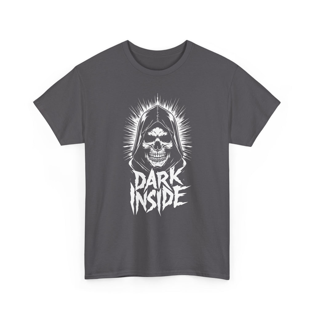 Dark Inside Skull Graphic T-Shirt — Gothic Halloween Alternative Tee